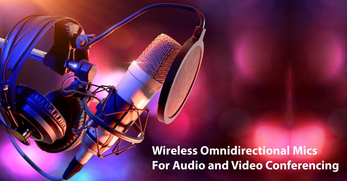 Wireless Omnidirectional Mics For Audio and Video Conferencing. 