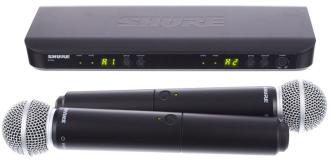 Hire Shure BLX288 / SM58 Dual Wireless Mic