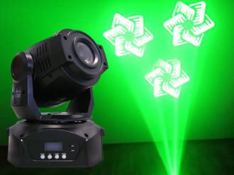 Open Box :  LE90 90w LED Moving Head. Colours, 2 gobo wheels, prism, pan & tilt