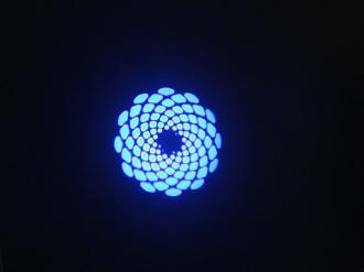 Open Box : LE90 90w LED Moving Head. Colours, 2 gobo wheels, prism, pan & tilt Open Box : LE90 90w LED Moving Head. Colours, 2 gobo wheels, prism, pan & tilt