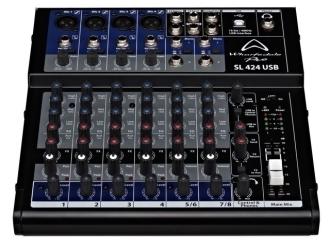 Wharfedale SL424USB Compact studio/live mixing console with USB Wharfedale SL424USB Compact studio/live mixing console with USB