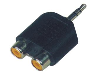 SoundKing SMJRF22 2 PACK Double RCA-F to TRS-M 3.25mm Jack Adapter SoundKing SMJRF22 2 PACK Double RCA-F to TRS-M 3.25mm Jack Adapter