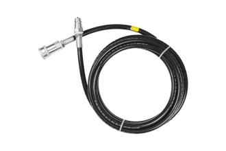 CO2HOSE2 - CO2 jet machine hose 2m (male to female coupling)
