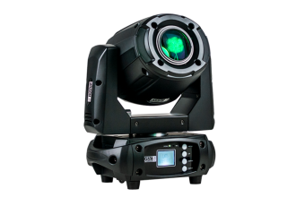 LM75 - Mini Moving Head Spot - 1 x 75W White LED, 13.5° beam angle, 8+ colour wheel, 6+ rotating gobo wheel, 3 facet prism