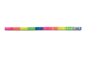 CFMC01RU - Confetti 2cm*5cm Flameproof UV paper Fluro multi colour rectangles in 100g sleeve