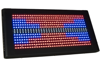 STUNNER400 - Hyrbid Strobe and Eye Candy Effect with 36 RGB segment control - 432 x 0.2W RGB LEDs and 90 x 3W White LEDs