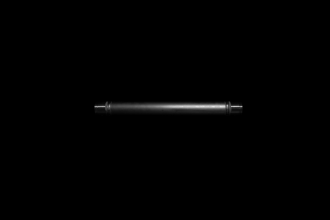 T05S05BK - 50mm single tube - 0.5m - Black