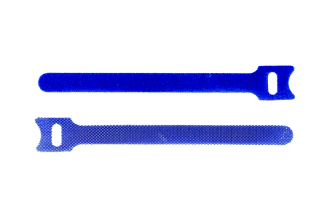 VT50L150B - Velcro Tie Light Duty 50pack - 12mm x 150mm - Blue