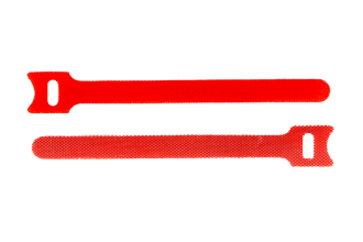 VT50L150R - Velcro Tie Light Duty 50pack - 12mm x 150mm - Red